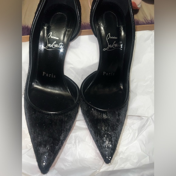 Christian Loboutin Iriza 100 in black - Picture 4 of 8